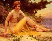 Guillaume Seignac Nude on the Beach oil painting reproduction